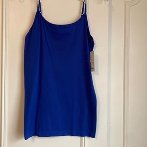 A blue cami from Kohl’s with tags
